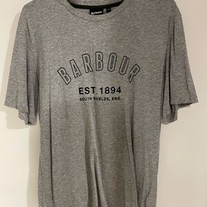 Barbour Gray Graphic Short Sleeve Tee